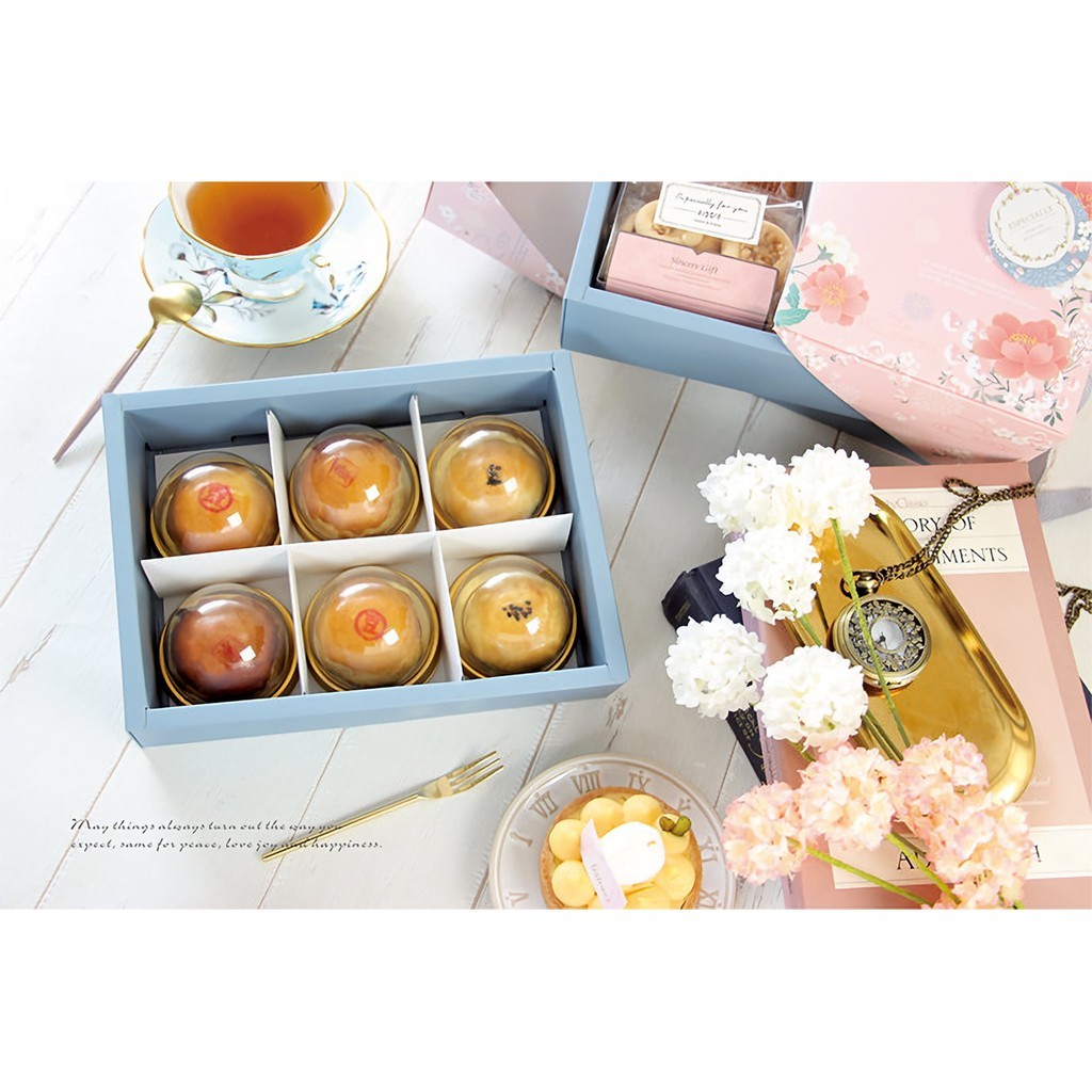 T10 紙盒/禮盒內襯-六宮格襯-白 10入/包 7.3*6.7*4.5cm 【3-992502-2】