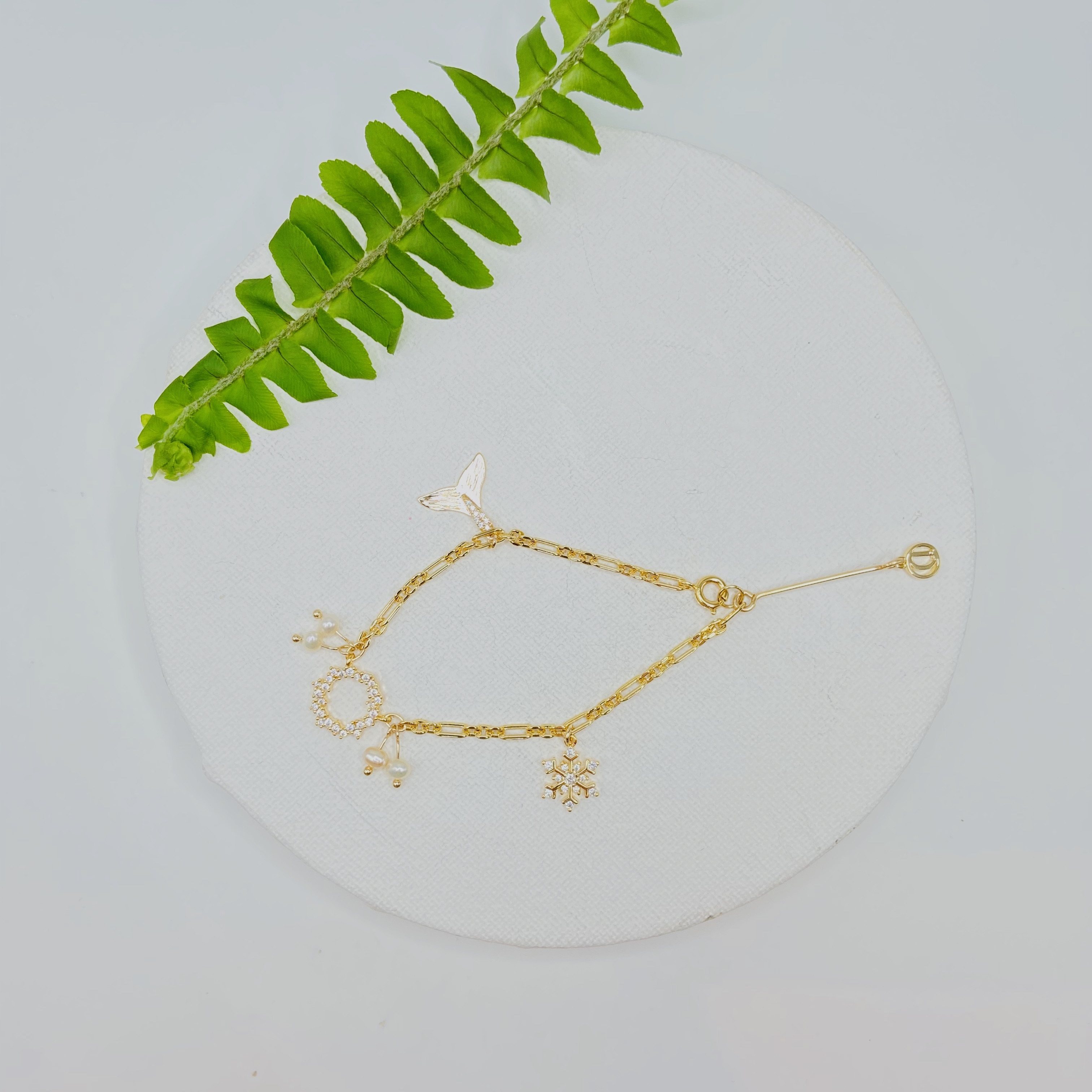 COLE COOL 14kgf tailor made bracelet (Mermaid tail、snow、pearl, wreath)