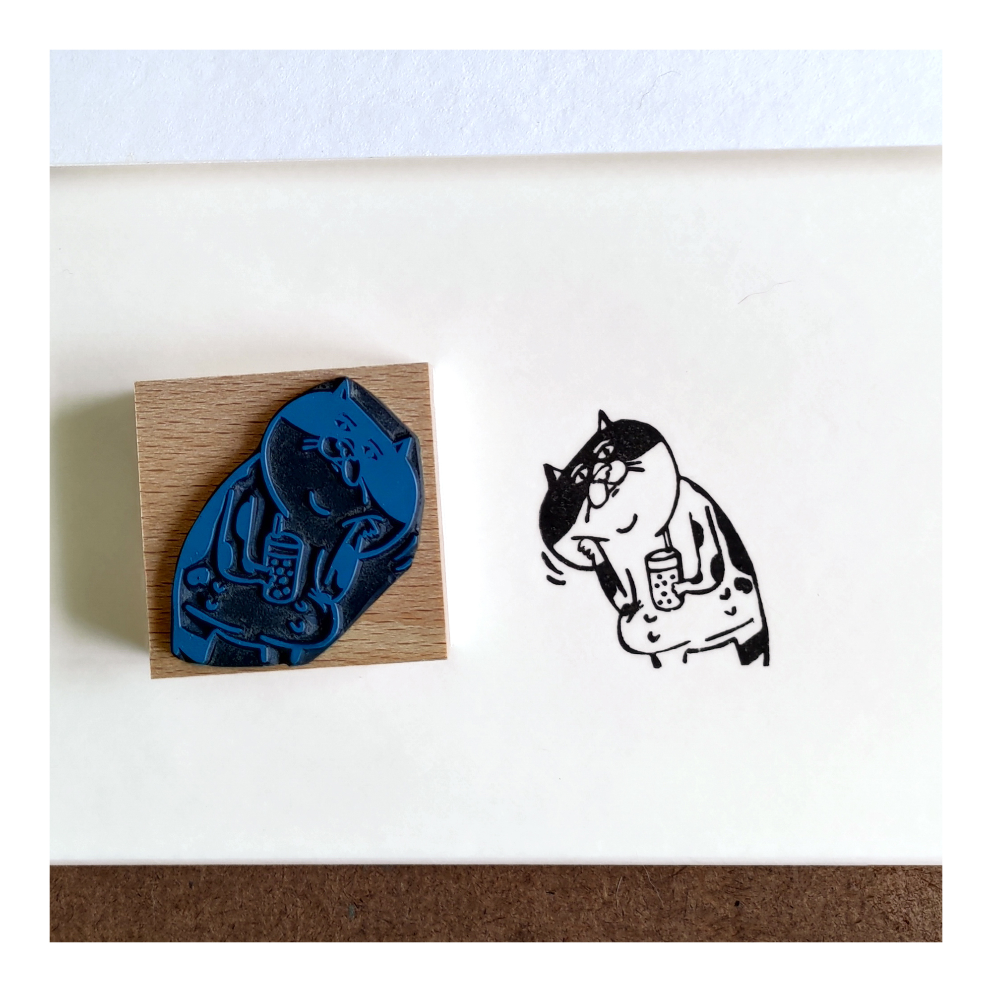 【ehcat貓室友】乳牛大叔手刻章