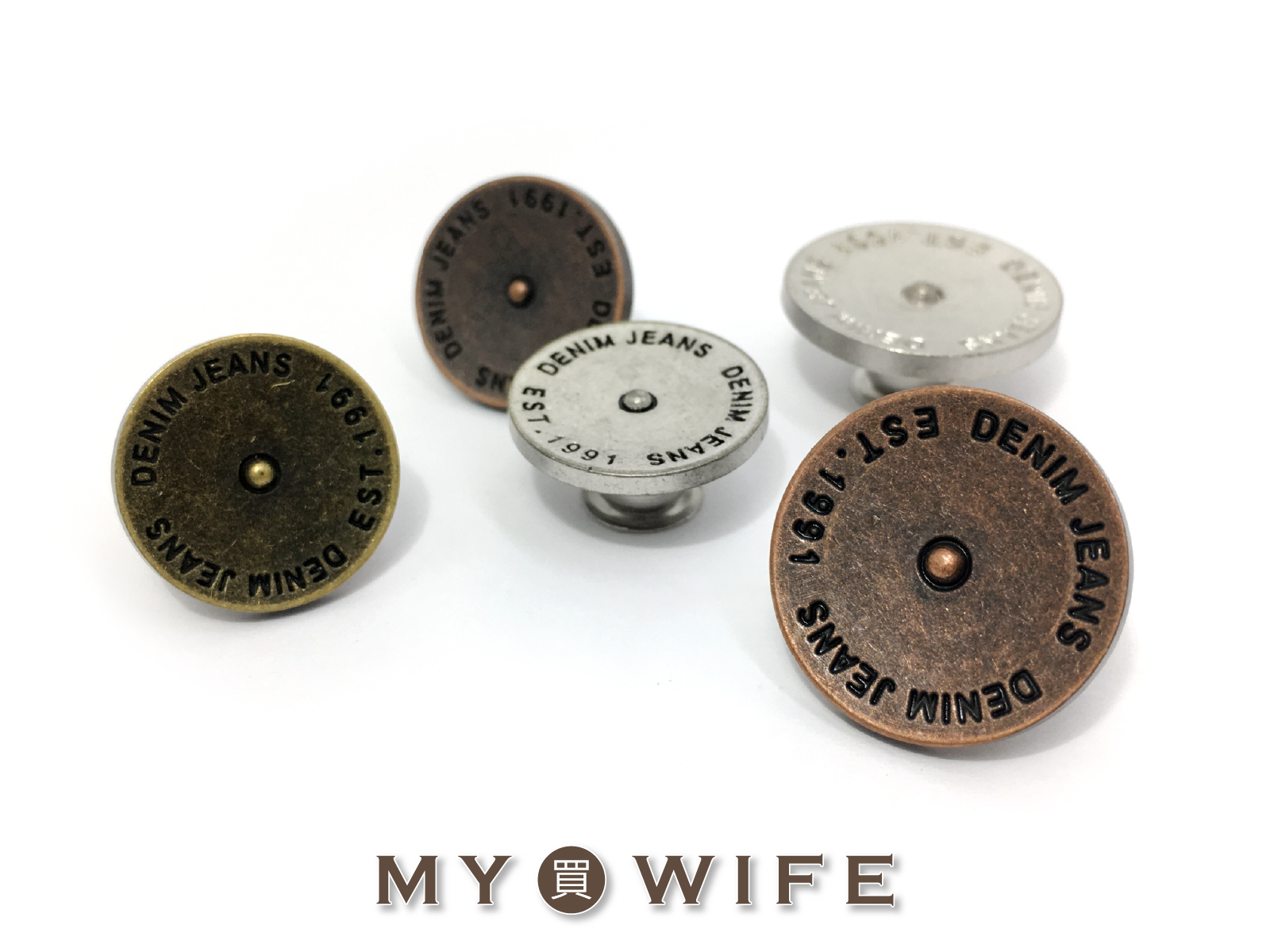 牛仔立釦(搖頭)_4色2規格【SL-DS1704】