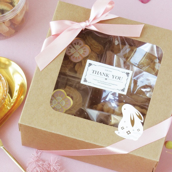 造型貼紙-月光兔 45枚*2包 3*4cm【01-74203001】