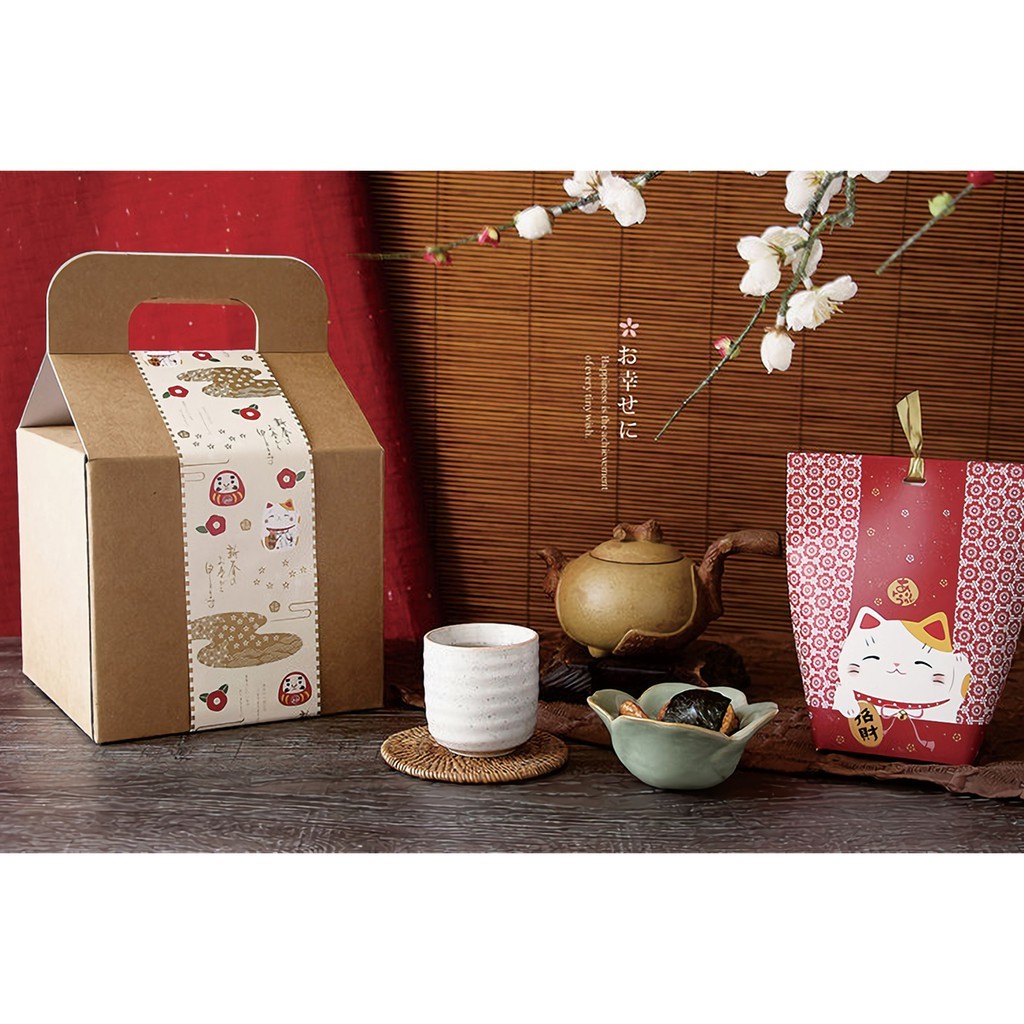 房屋型 內扣提盒-牛皮無印 10入/包 【3-2922001】