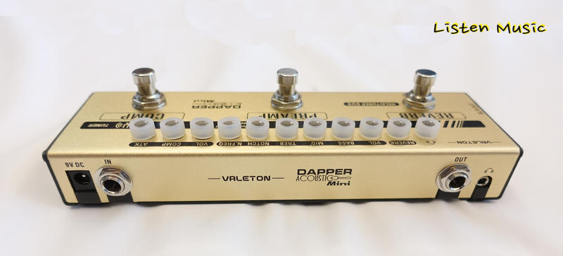 Valeton Dapper Acoustic Mini 多功能效果器木吉他效果器公司貨