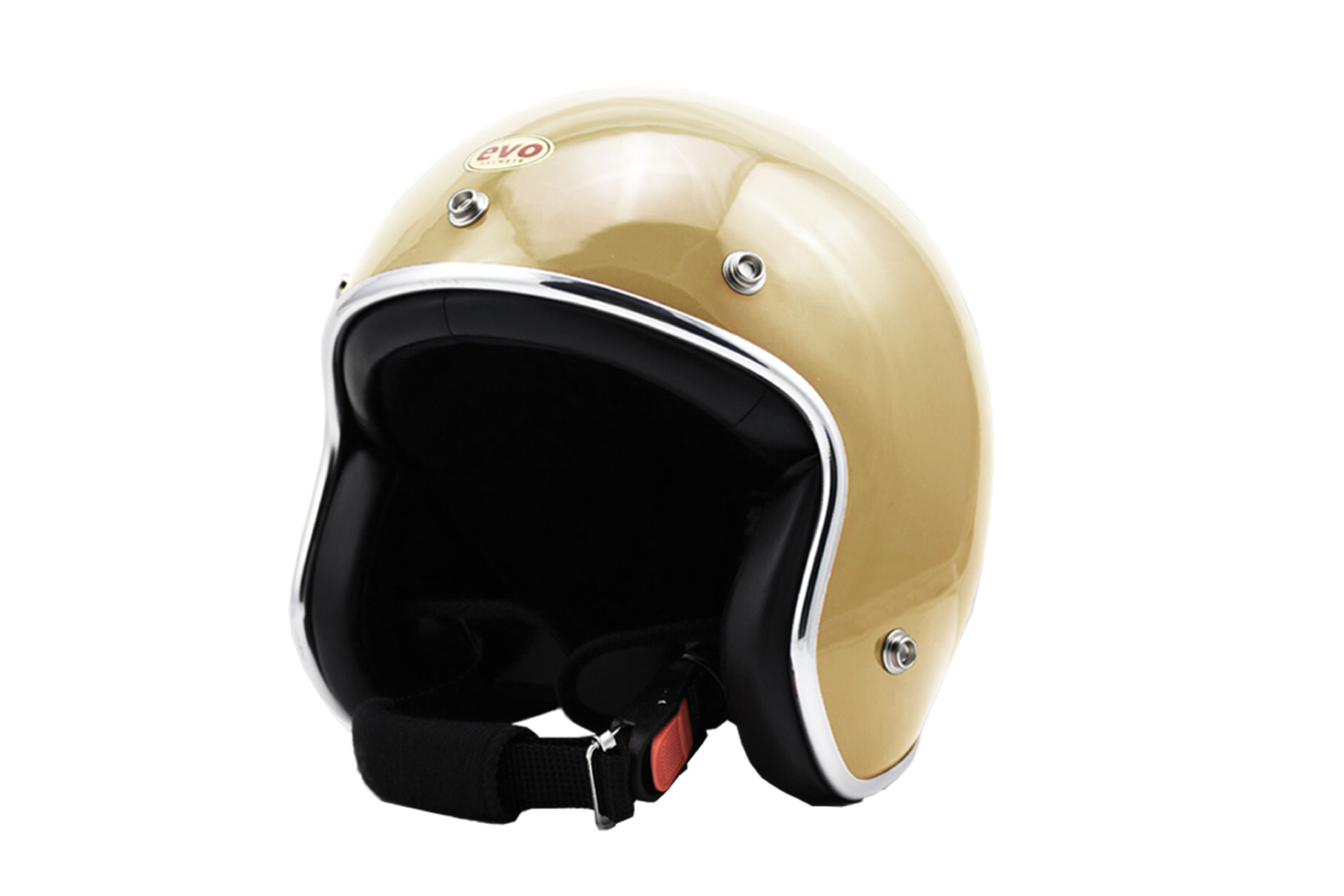 EVO CA-310 銀邊 荒野綠 3/4罩 復古帽