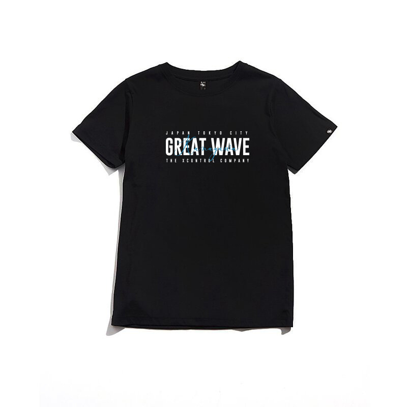 XCTRL GREAT WAVE短T-黑