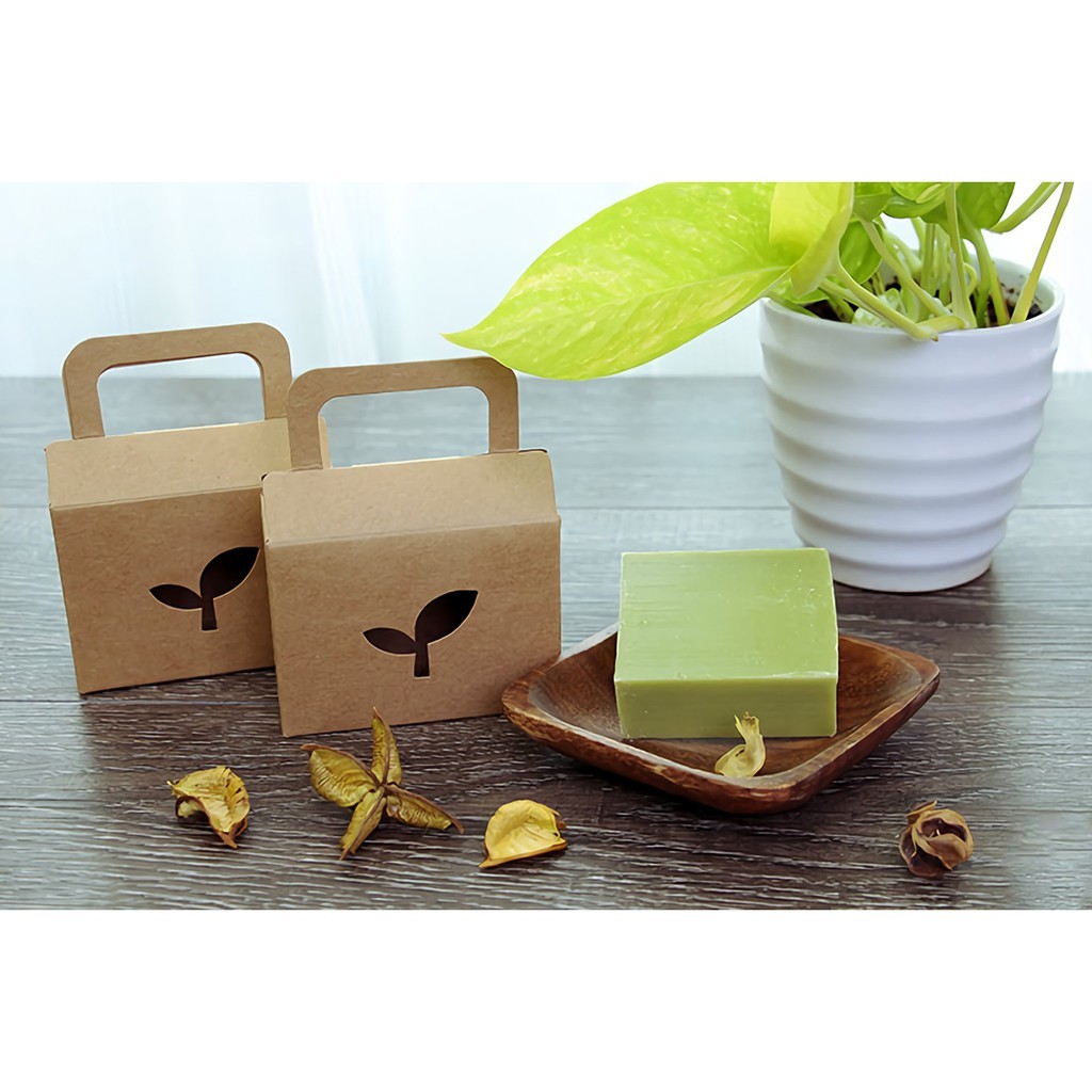 香皂鏤空小提盒-牛皮無印 10入/包 8.6*11*3.5cm【3-39004-2】