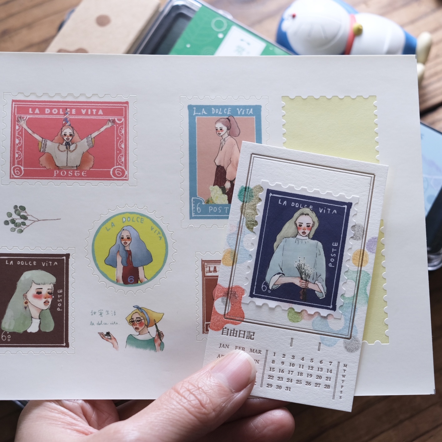 致親愛的 郵票造型貼紙 ｜La dolce vita 甜蜜生活 臺灣