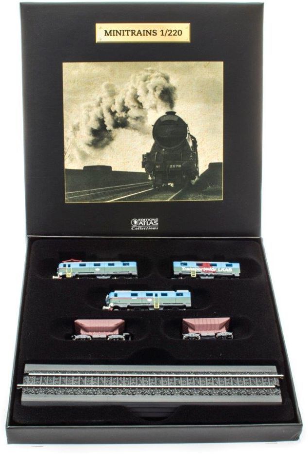 1/220 ATLAS Kiruna Narvik Railway Z Gauge-Great Trains of the World (KB17)