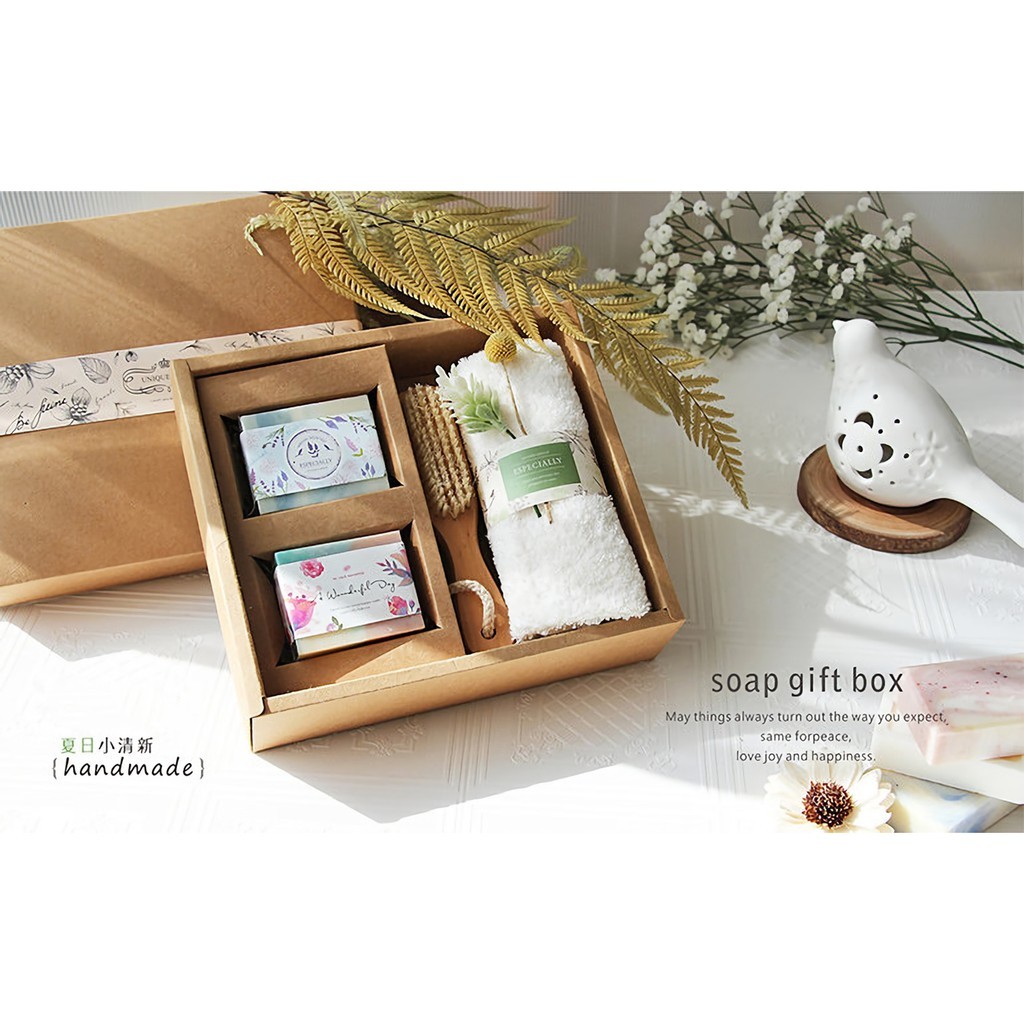 T03 禮盒內襯-1/2兩格襯-牛皮無印 10入 18.9x10.6x3.5cm【3-991302-1】