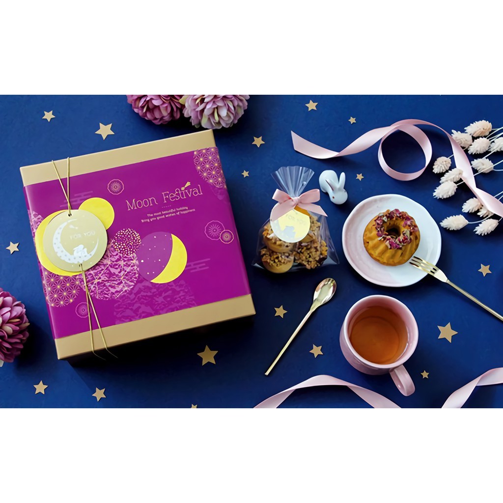 包裝紙封/腰封(大)-靜謐月夜 30入/包 15*61.5cm【3-239081】