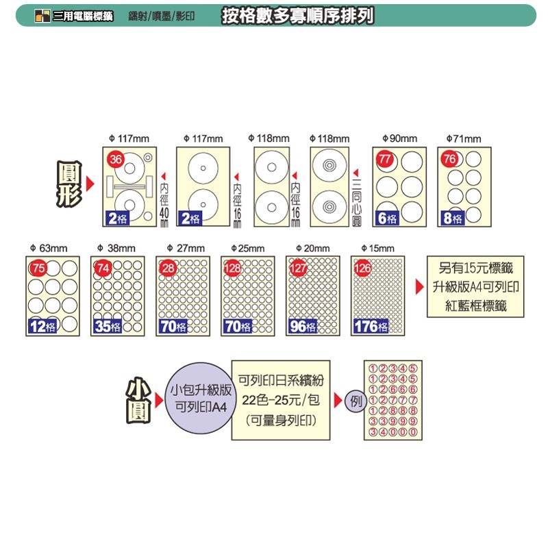 (1)鶴屋 A4電腦標籤 650張入 【L24100(X)】