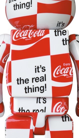 BE@RBRICK Atmos × Coca-Cola CHECKERBOARD 1000％