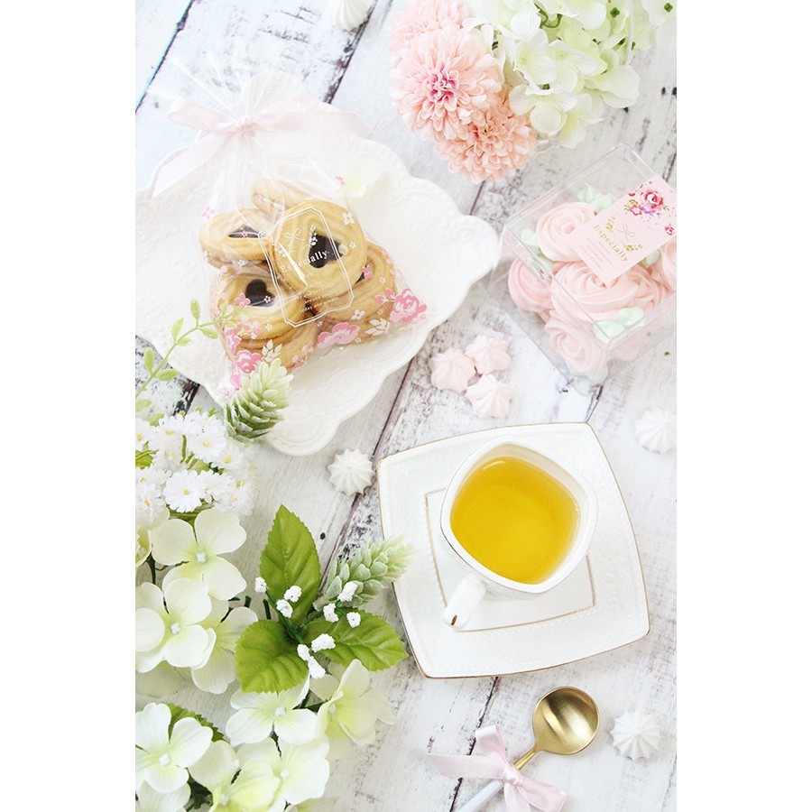 平口糖果袋-古典花園 100入 14*25cm【4-161425-24】