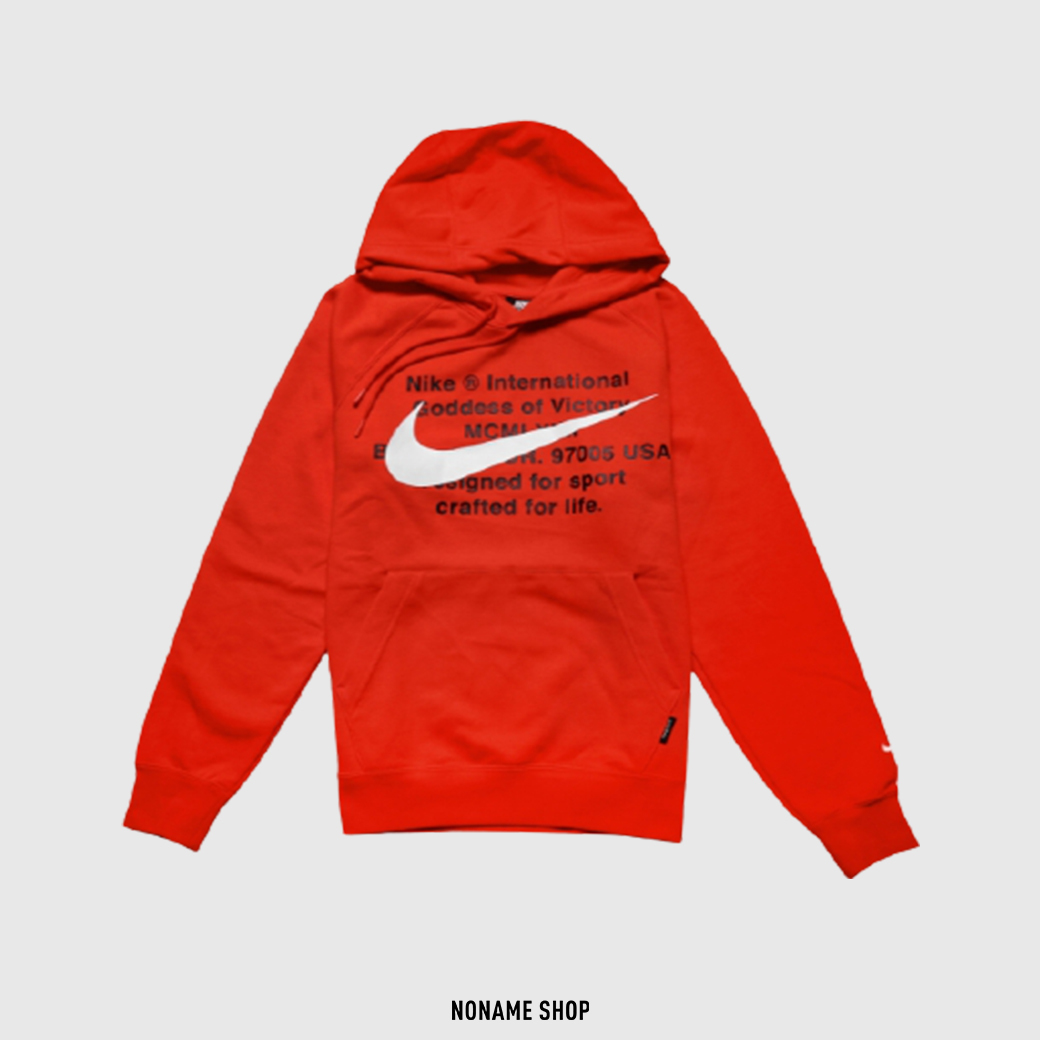 NIKE NSW Big Swoosh 大勾 滿版 帽Tee 長袖