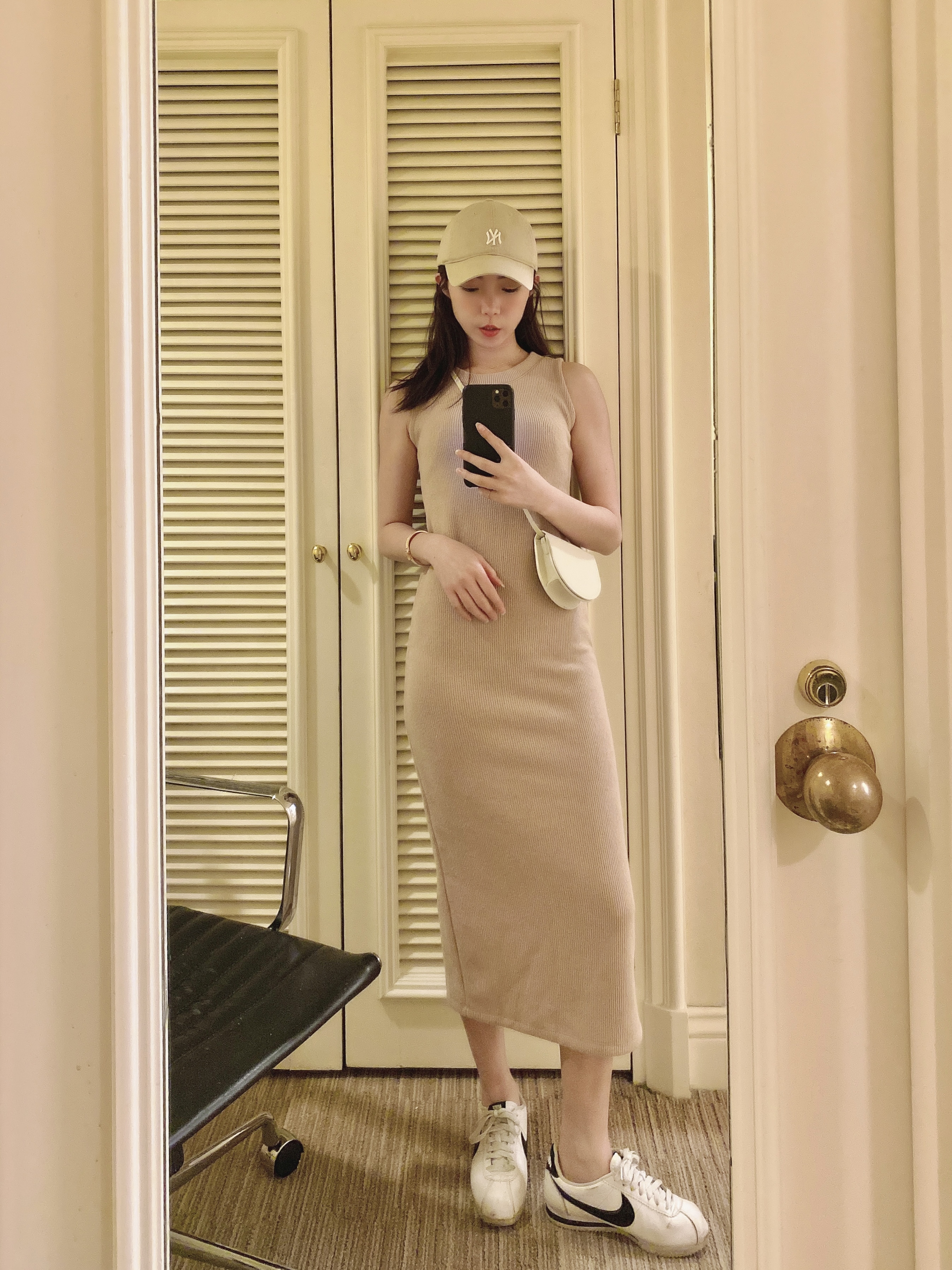 請包色高CP質感好身材顯瘦背心洋裝外套SET