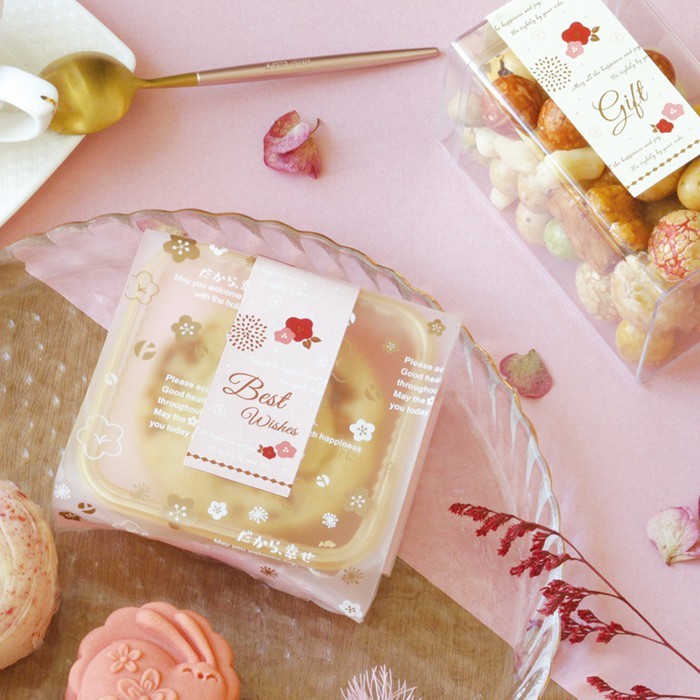 紙封貼紙-春日花語 18枚*2包 3*11cm【01-73103001】