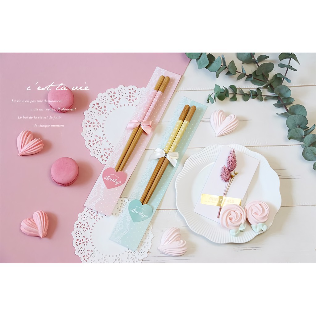 禮物紙襯(長)-水玉蕾絲(粉藍) 50入/包 24.5*4.1cm【3-27604】