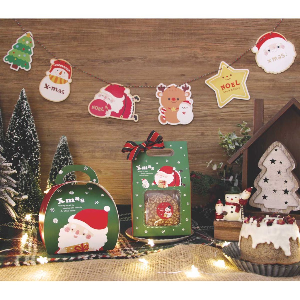 造型吊卡-聖誕家族 1入 10*9cm【6-749010】