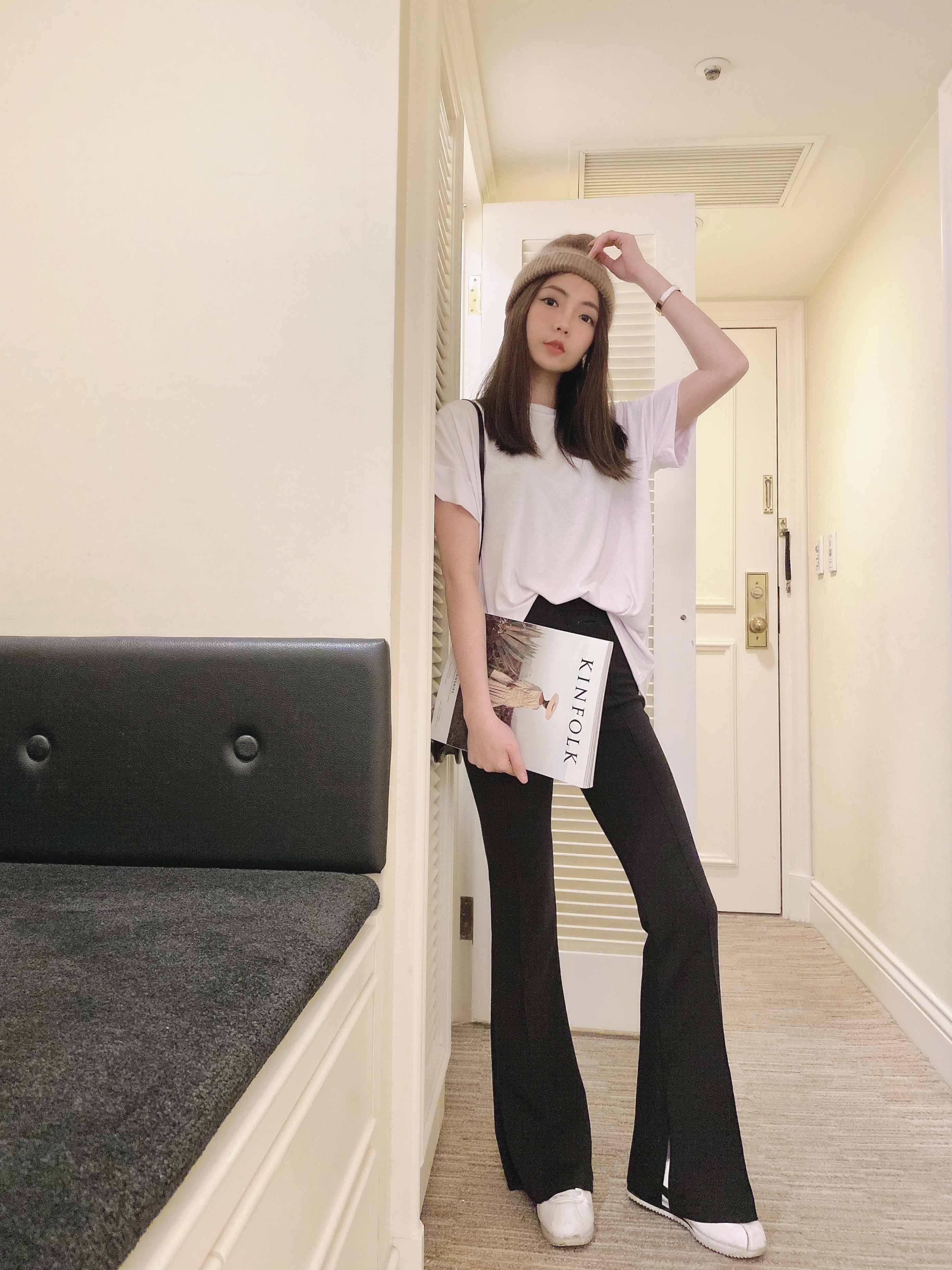 包色大推薦超激瘦神版型顯瘦彈性棉褲