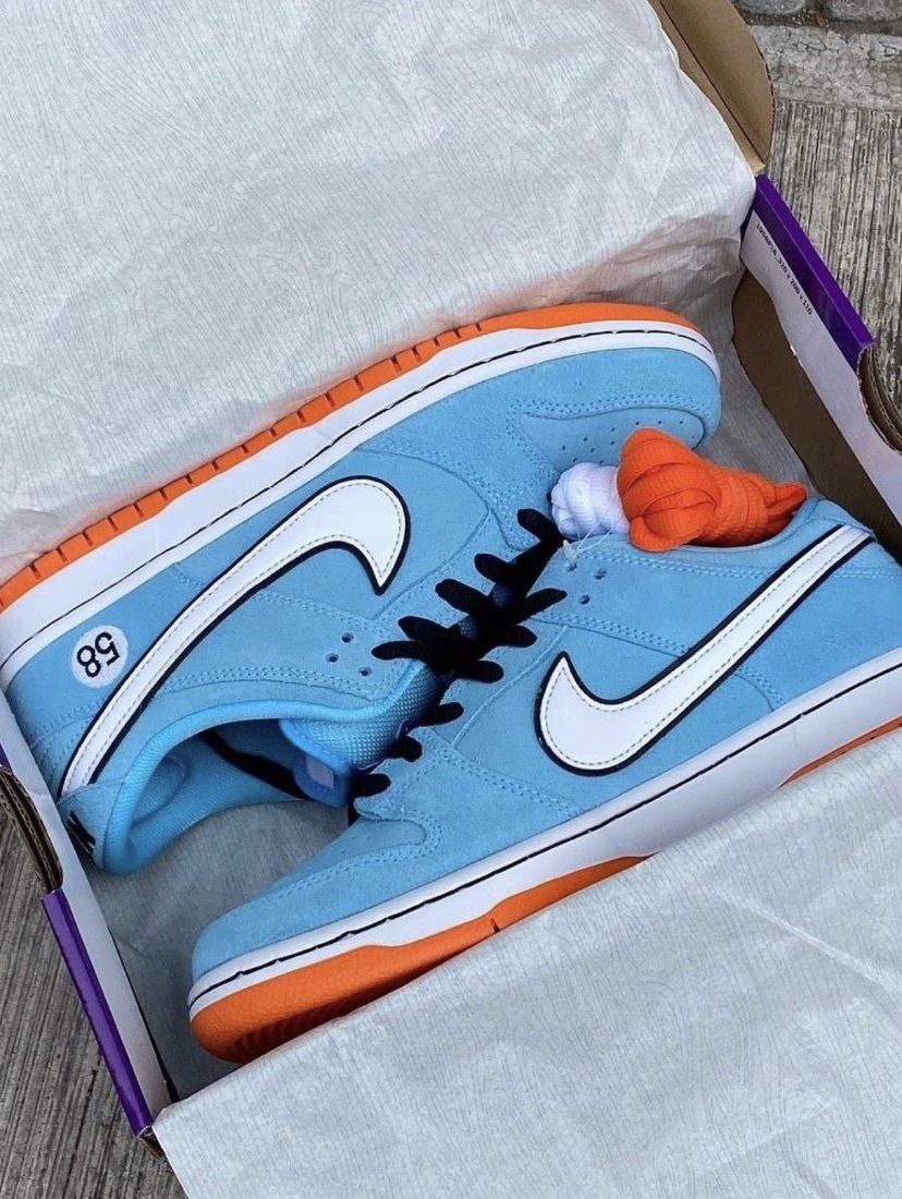 Nike SB Dunk Low “ Club 58 ” 男款58號賽車藍rm6 (BQ6817-401