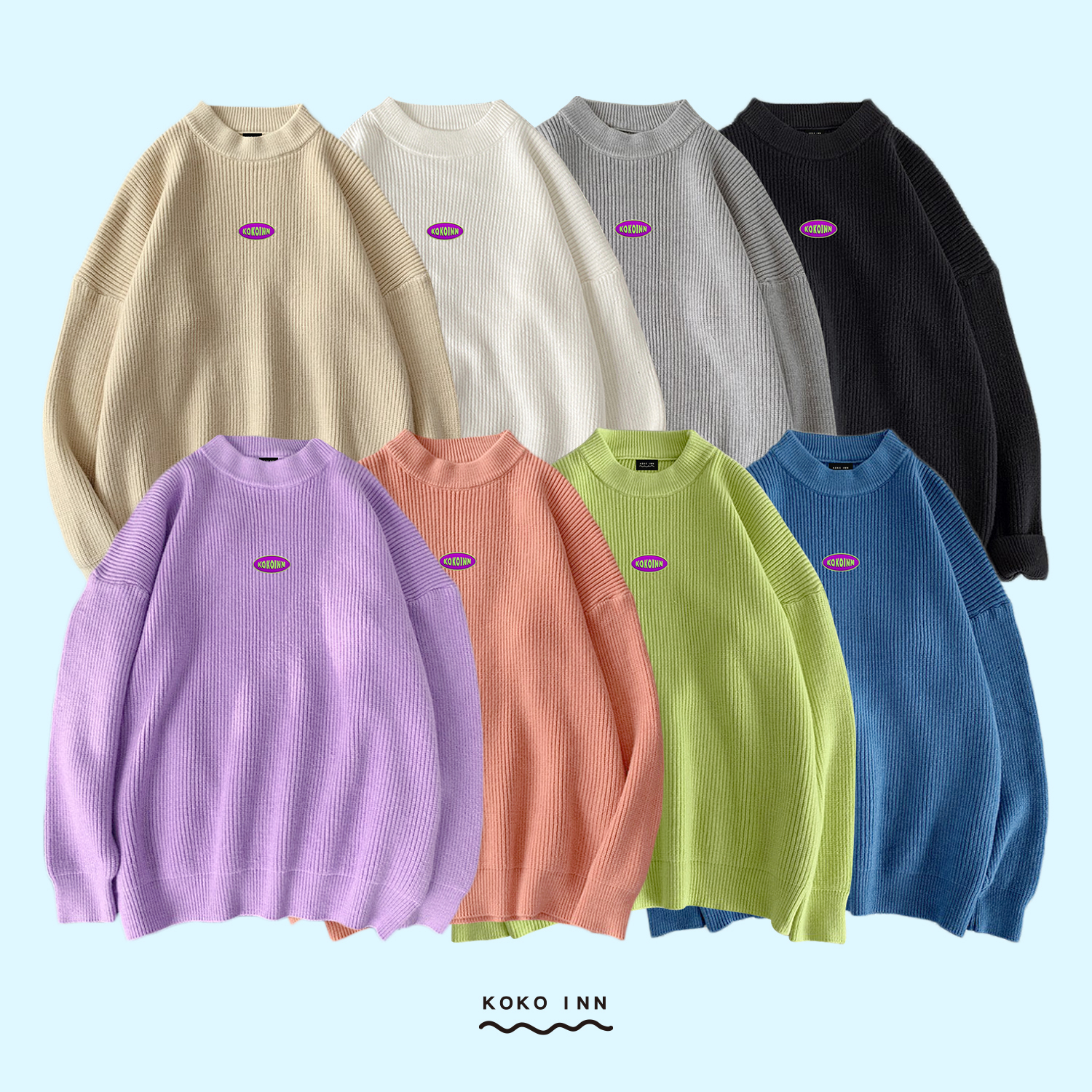 KOKOINN SWEET 多色針織毛衣