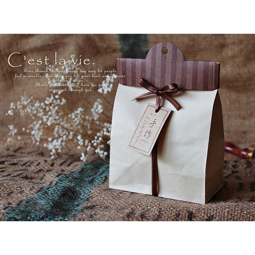 禮物吊卡-牛皮日式手作 50入/包 3.5*5.9cm【6-741055】