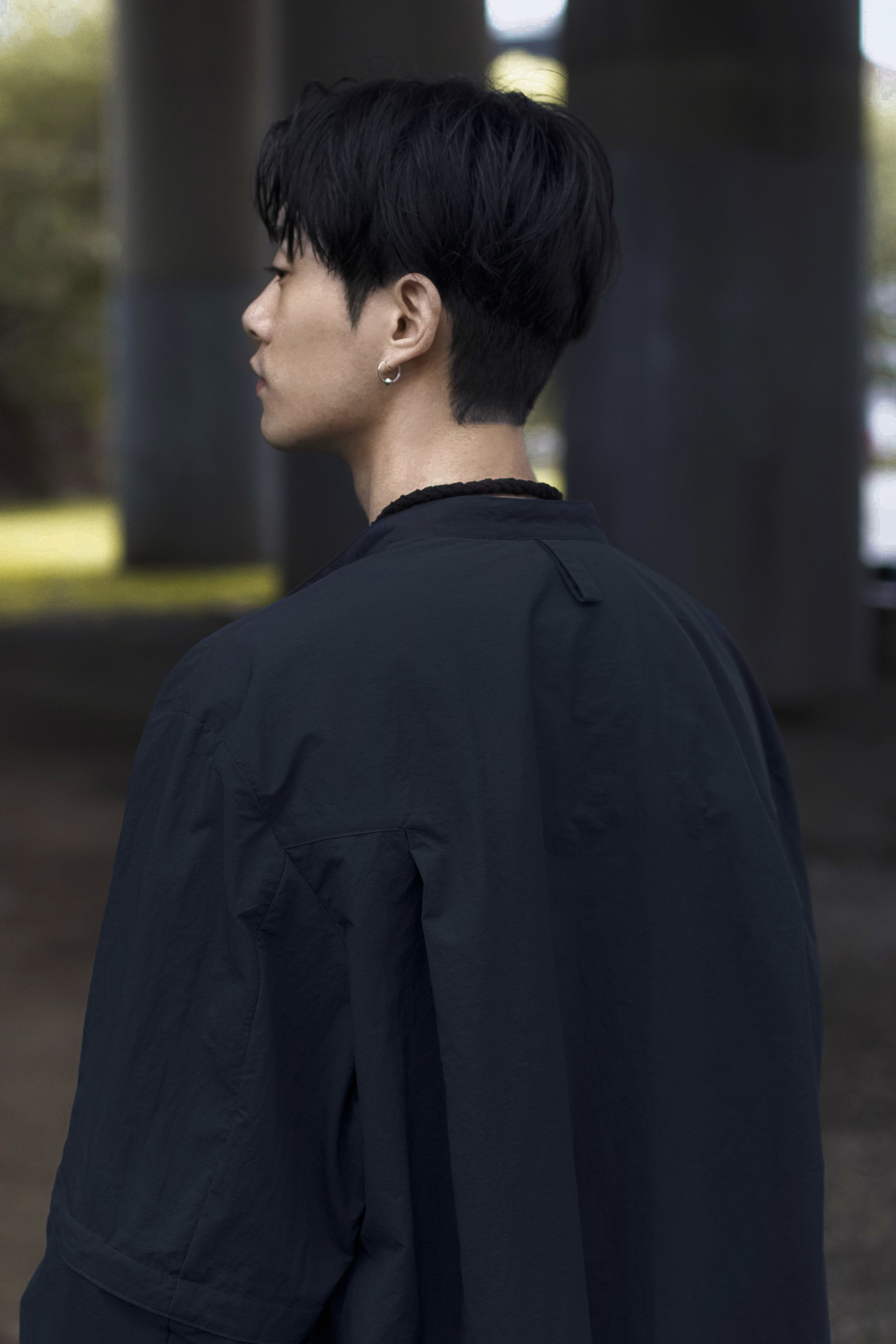 TS-03” 2-way Functional Shirt - Navy