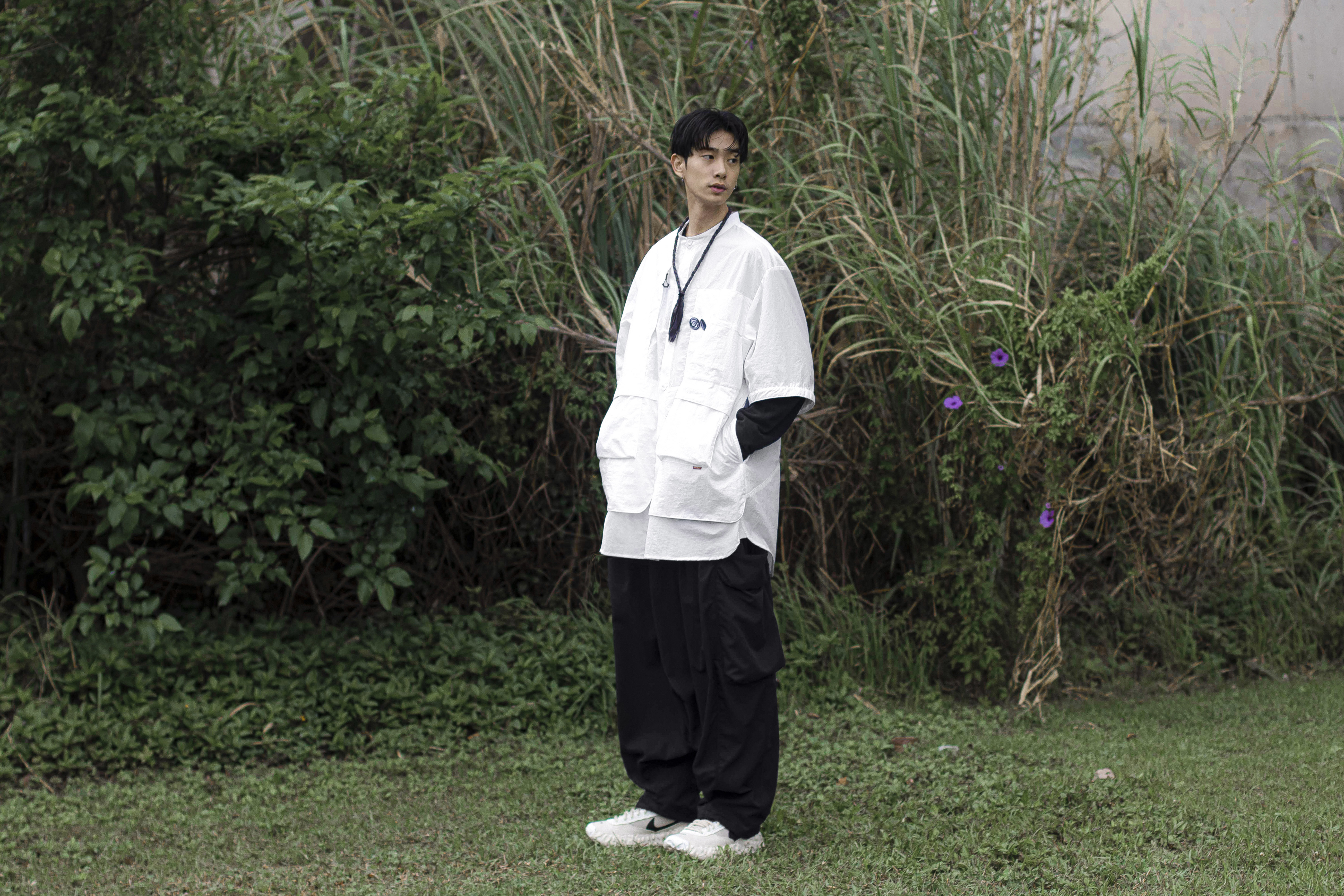 TS-03” 2-way Functional Shirt - White