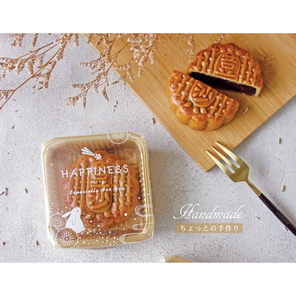 方形泡殼(小)-單顆月餅 50入/包 6.7*6.7*2.7cm【43-206500002】