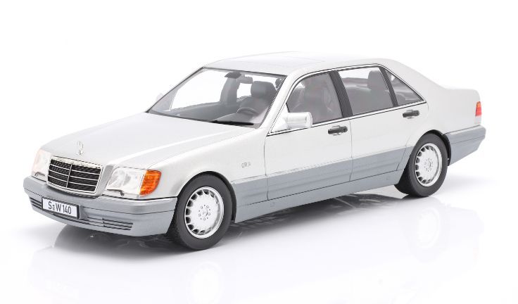 1/18 iScale Mercedes-Benz S500 S-Klasse (W140) 1994-1998 Silver (118046)