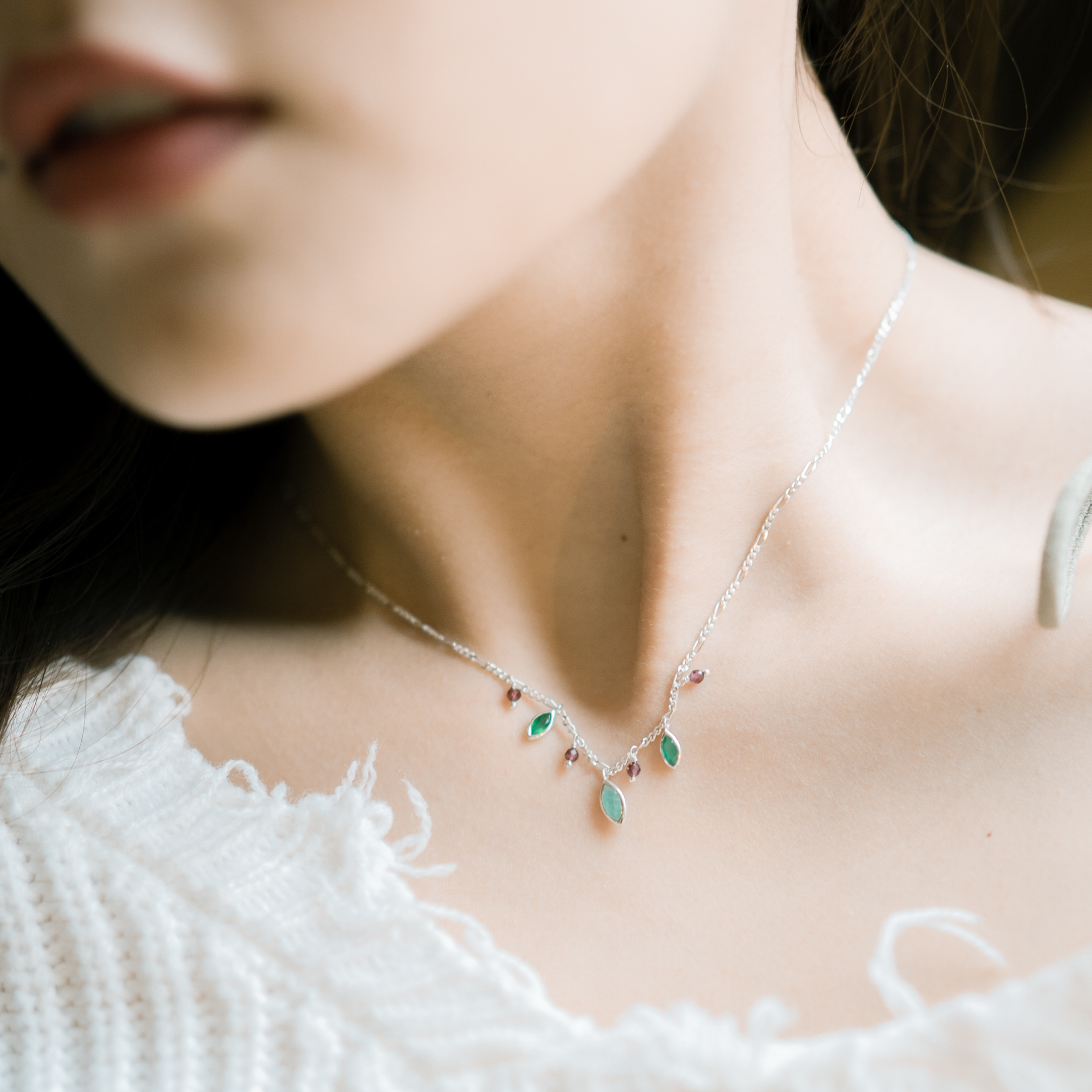 波瑟芬葉子Spring項鍊