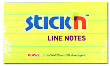 Stick n 3x5吋有行post it 21055