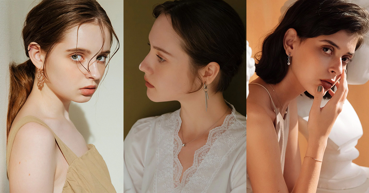 鍊條型耳環能展現出微微的街頭率性感，更能點亮整體造型！