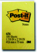 3M 2X3吋 post it 656