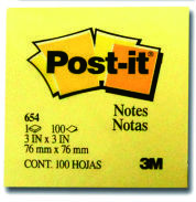 3M 3X3吋 post it 654