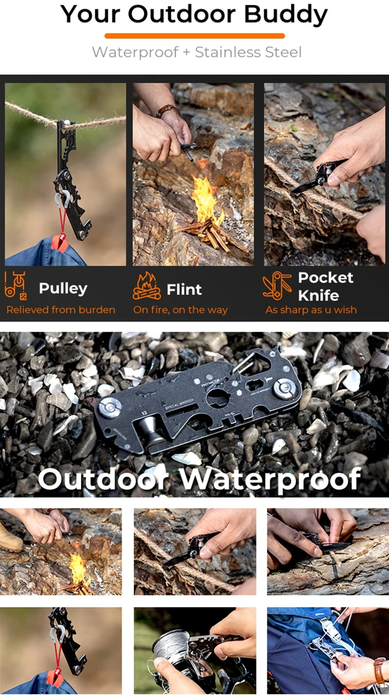 FLEX TOOL 30-In-1 EDC 多功能輕量化戶外工具