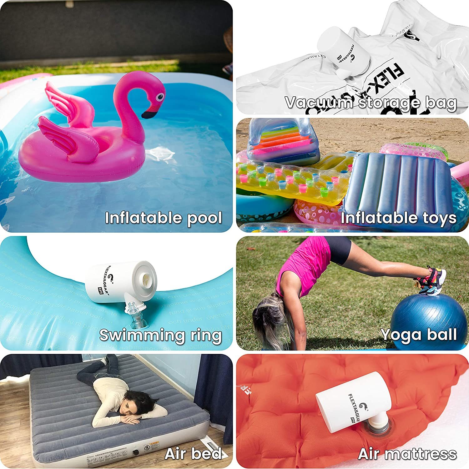 Flextail Max Pump EPS 便攜充氣抽氣充電三用泵 (可作移動電源使用)