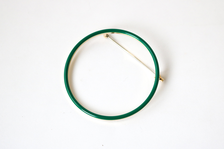 D-BROS-OFS胸針／綠