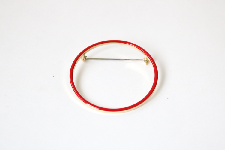 D-BROS-OFS胸針／紅