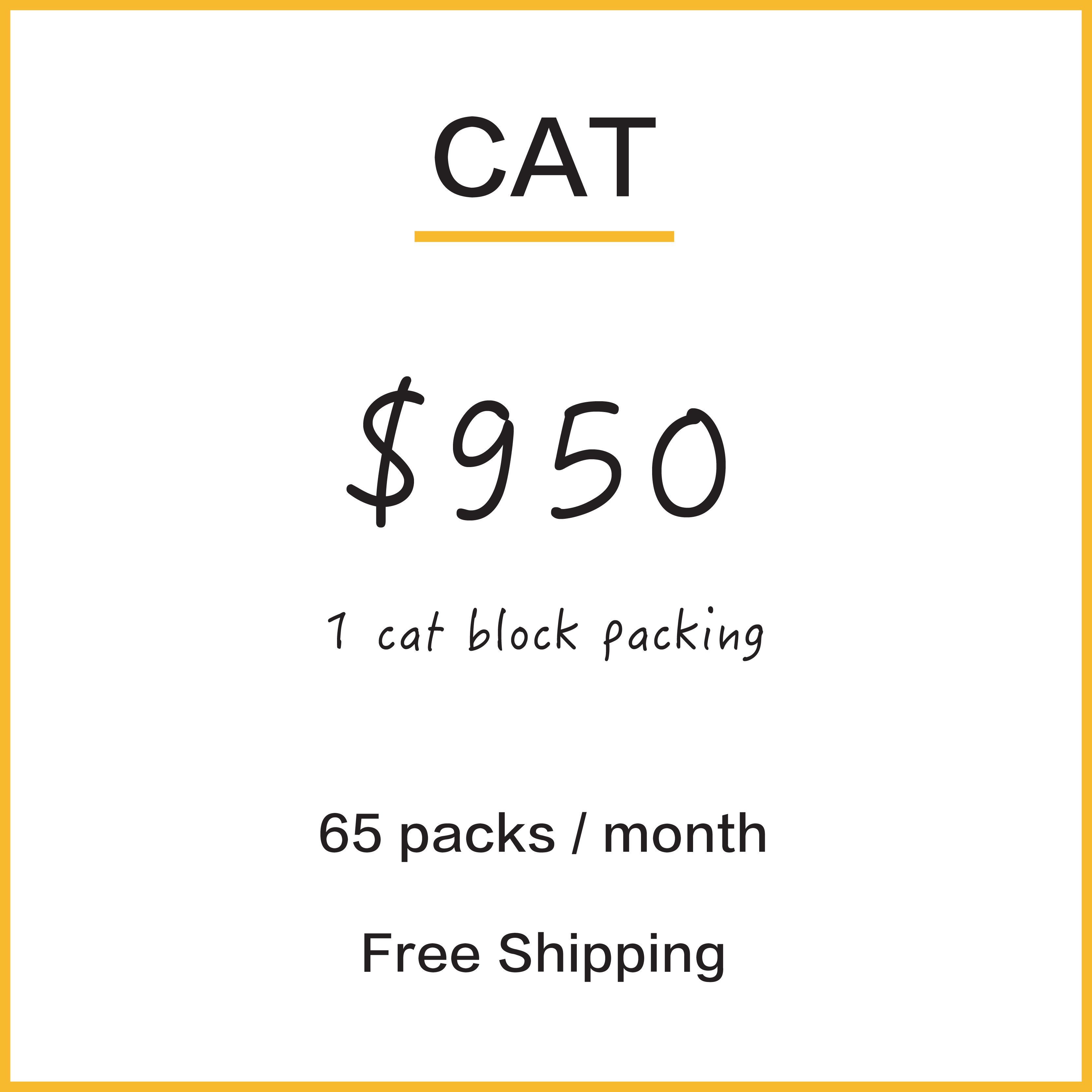 貓貓 65 件 / 每月訂購