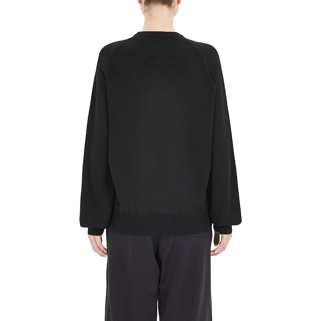 【 Y-3 W CL KNT SWT 針織衛衣 - 黑 】