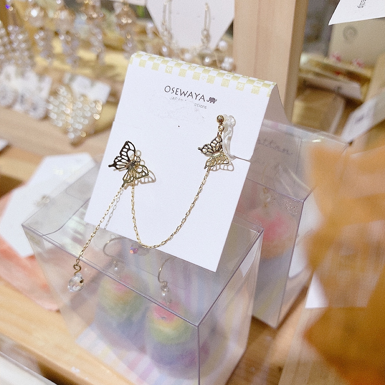 [日本制] 蝴蝶穿耳&耳骨耳環（單邊）