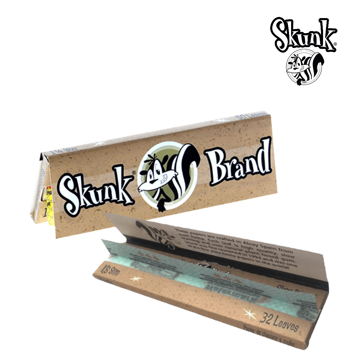🇪🇸 Skunk - King Size Slim Rolling Papers 漢麻捲煙紙（32pc）