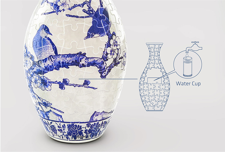 S1025 - 花瓶160片- 喜鵲登梅 S1025 - 花瓶160片- 喜鵲登梅