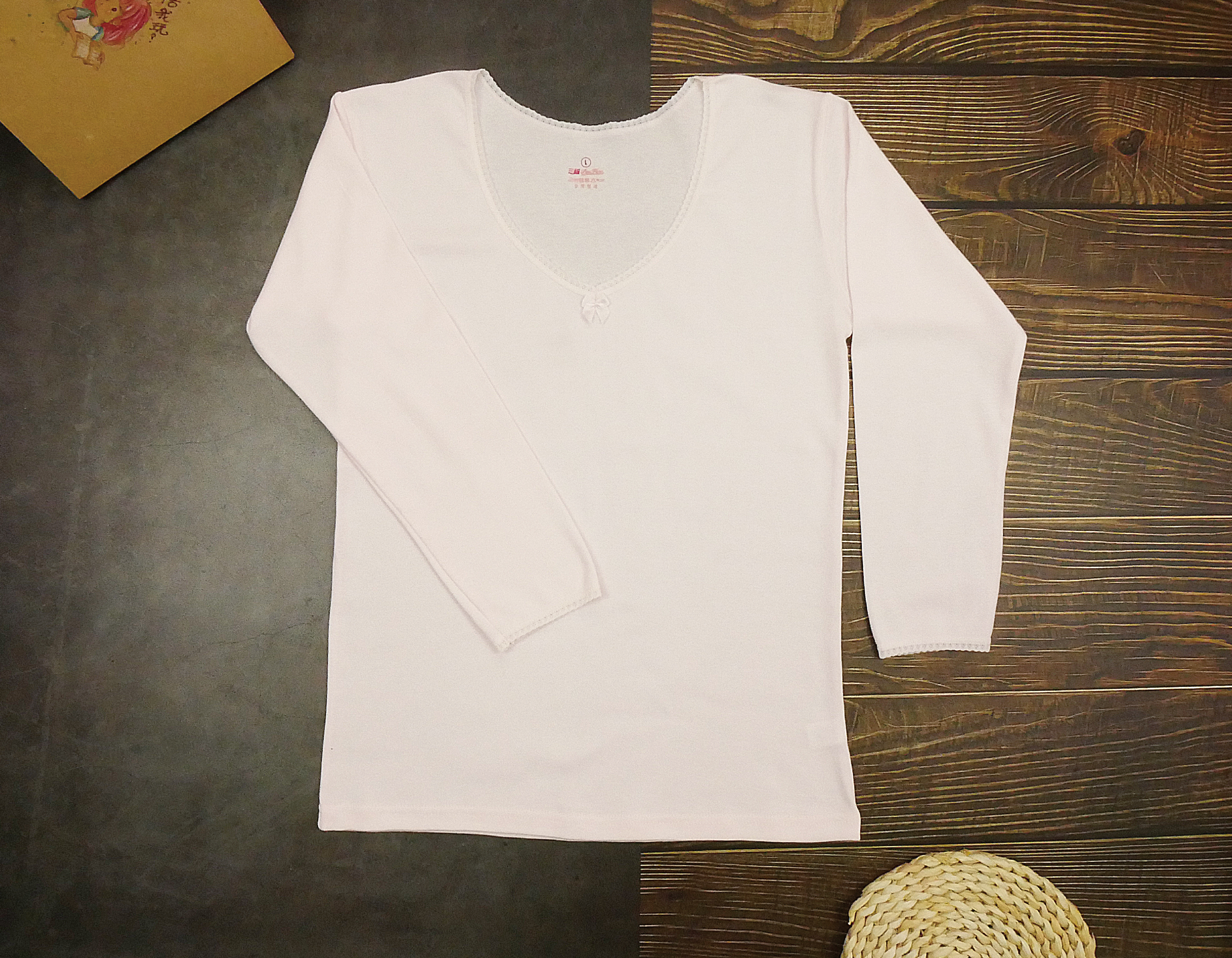 小三福 三福 羅紋女大長袖