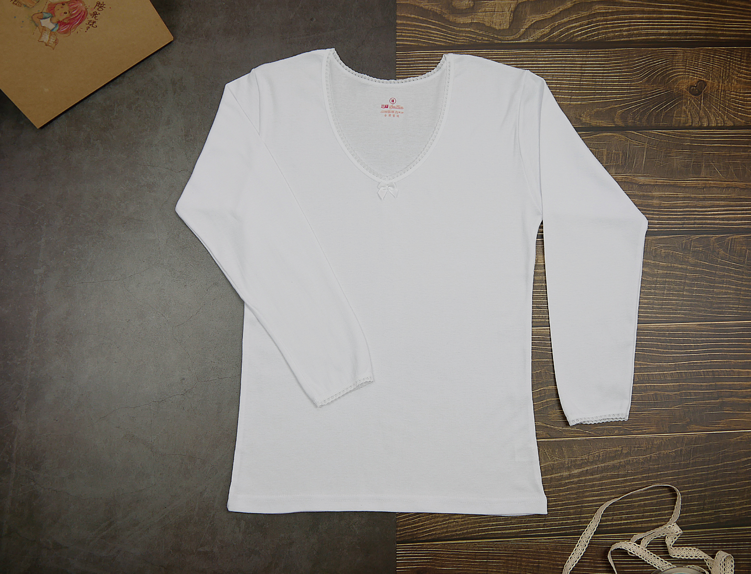 小三福 三福 羅紋女大長袖