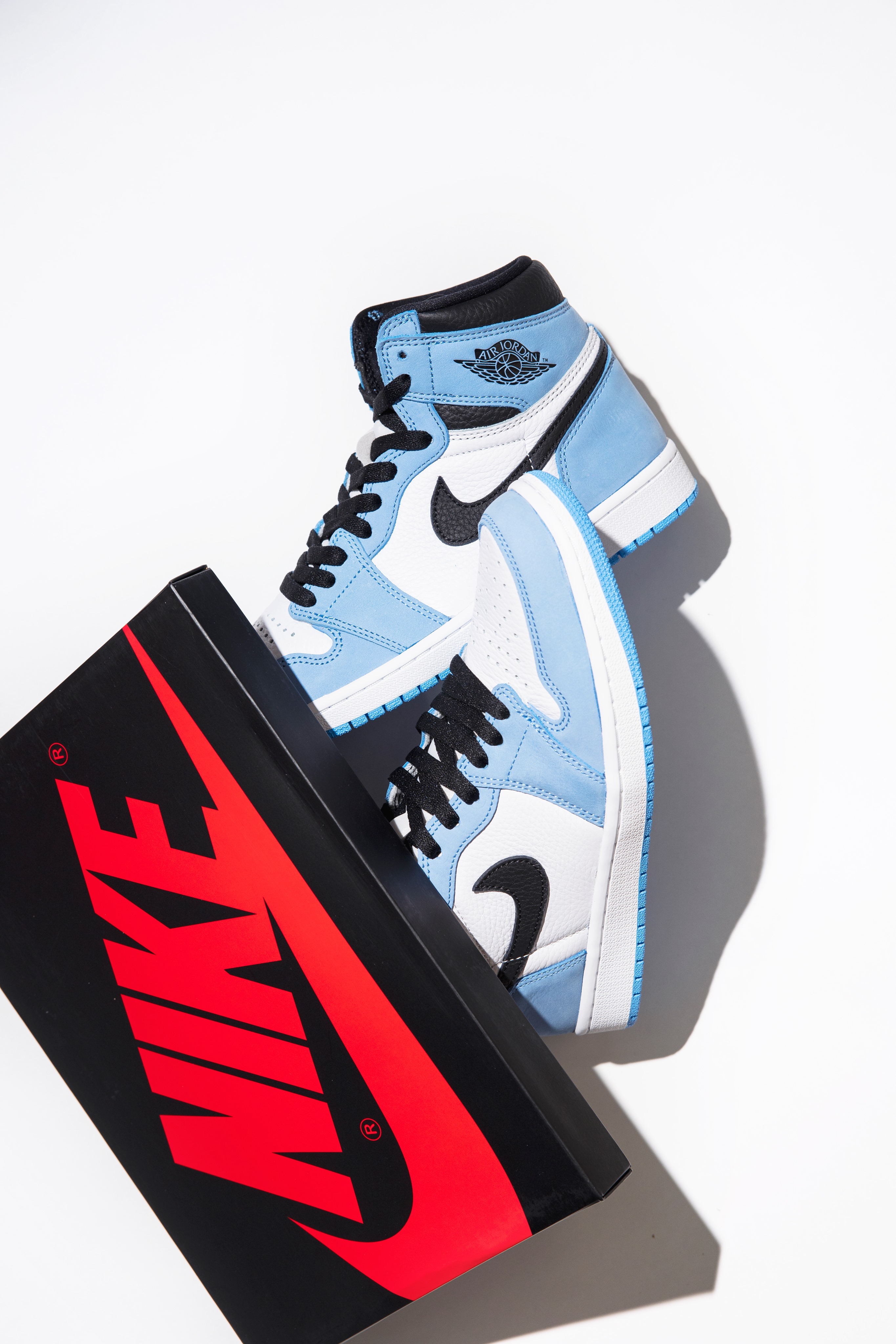 -(A10b)-AIR JORDAN 1 RETRO HIGH OG “UNIVERSITY BLUE BLACK"-555088 134