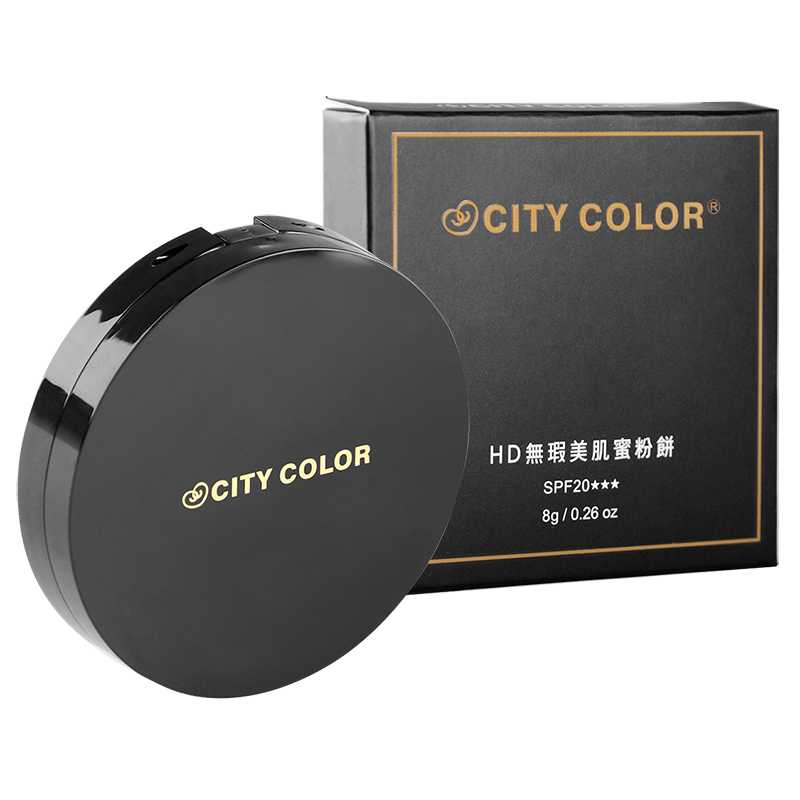 CITY COLOR HD無瑕美肌蜜粉餅SPF20★★★/兩色