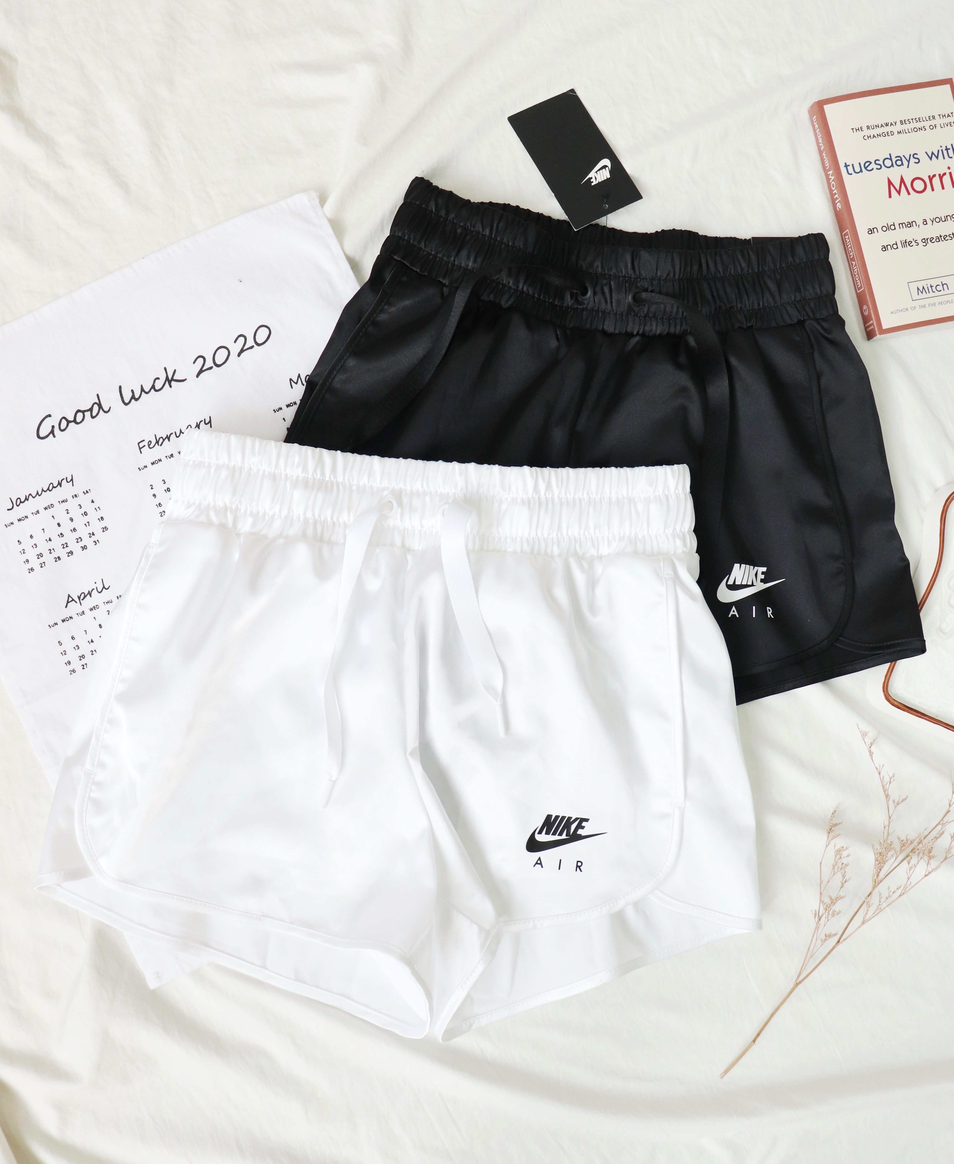 nike air satin shorts