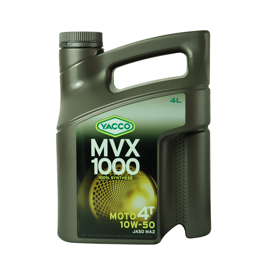 YACCO - 四衝程電單車全合成機油 MVX 1000 4T SAE 10W50, 4L